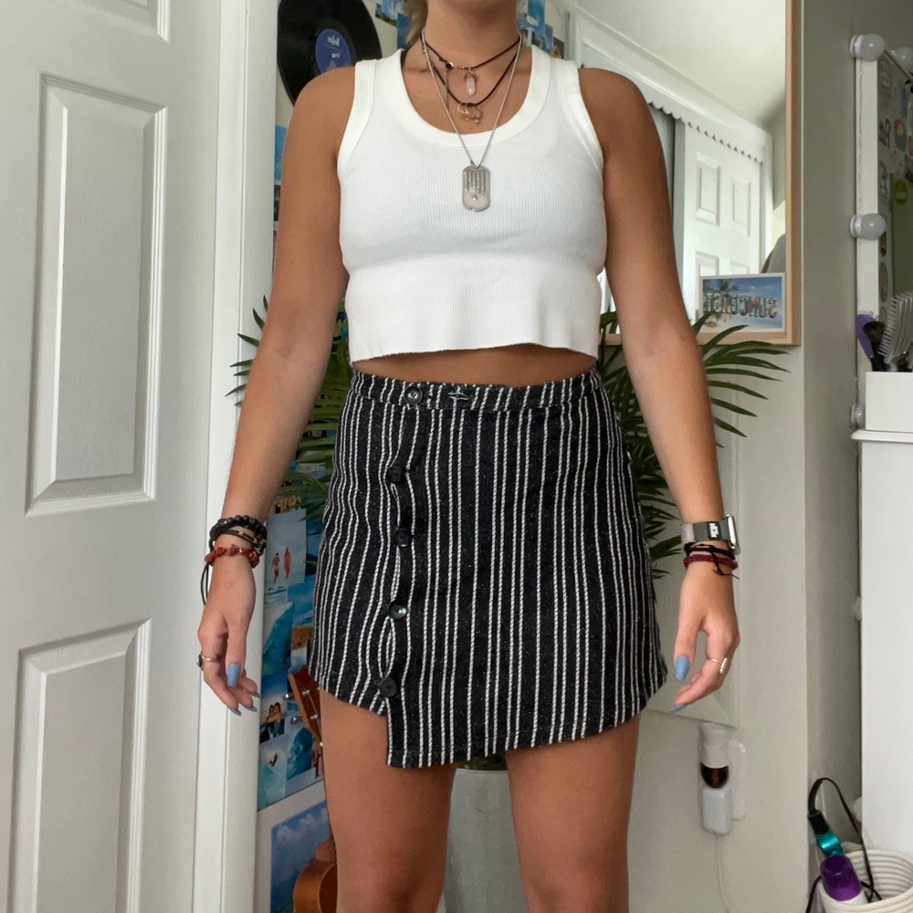 UO Striped Mini Skirt